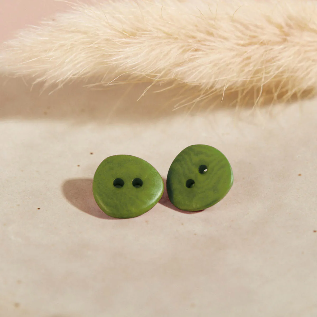 Match leaf knoopjes 12 mm  - jaipur knopen -  Atelier Brunette